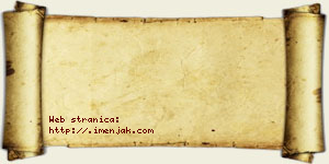 Anđelija Ibrić vizit kartica